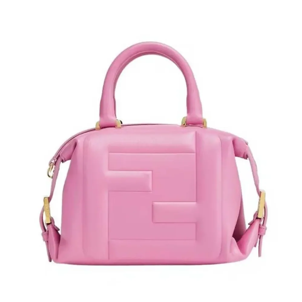Fendi Nappa FF Mini Cube Bag for Women in Pink Fendi Nappa FF Mini Cube Bag for Women in Pink