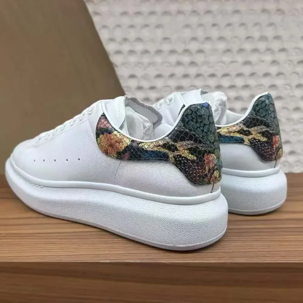 Alexander Mcqueen Oversized Sneaker in White for Unisex in Multicolour Alexander Mcqueen Oversized Sneaker in White for Unisex in Multicolour