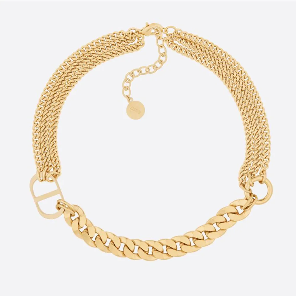 Dior 30 Montaigne Necklace Gold for Women in Finish Metal Dior 30 Montaigne Necklace Gold for Women in Finish Metal