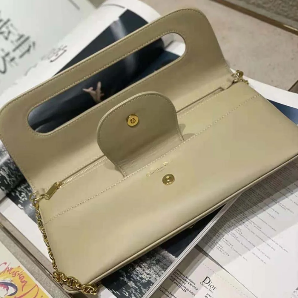 Dior Medium Diordouble Bag Smooth Calfskin for Women in Beige