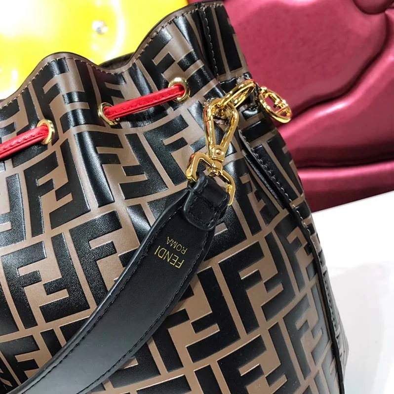 Fendi Mon Tresor Multicolor Leather Bag for Women Fendi Mon Tresor Multicolor Leather Bag for Women