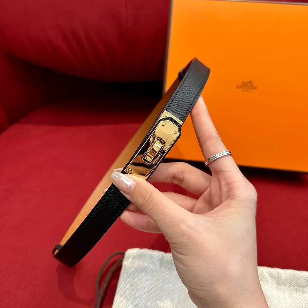 Hermes Kelly 18 Belt Black Hermes Kelly 18 Belt Black