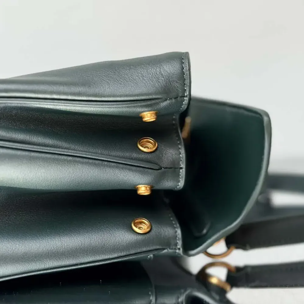 Balenciaga Rodeo Mini Handbag in Pine Green Smooth Calfskin for Women Balenciaga Rodeo Mini Handbag in Pine Green Smooth Calfskin for Women