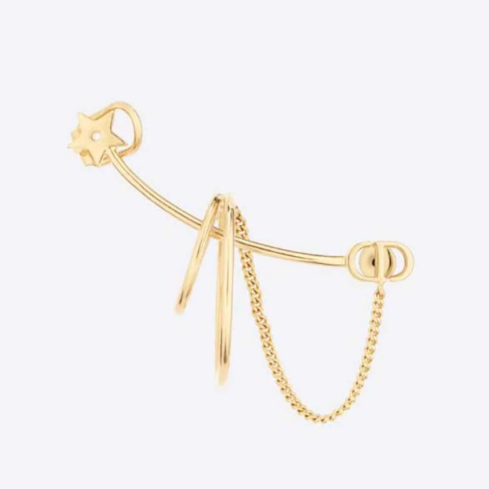 Dior 30 Montaigne Ear Jewelry Gold for Women in Finish Metal