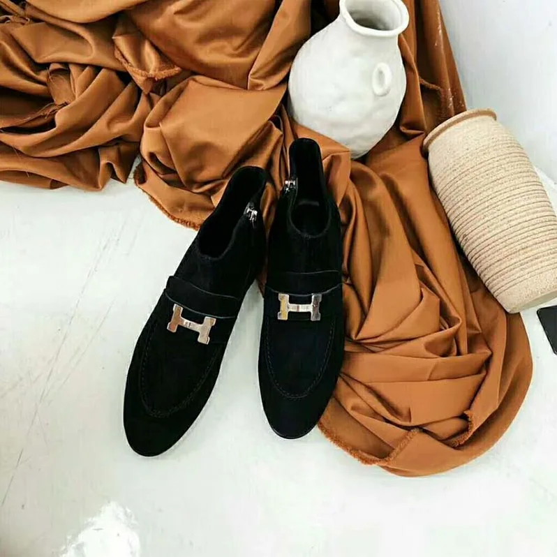 Hermes Shoes Saint Honore Ankle Boot for Women in Black Hermes Shoes Saint Honore Ankle Boot for Women in Black