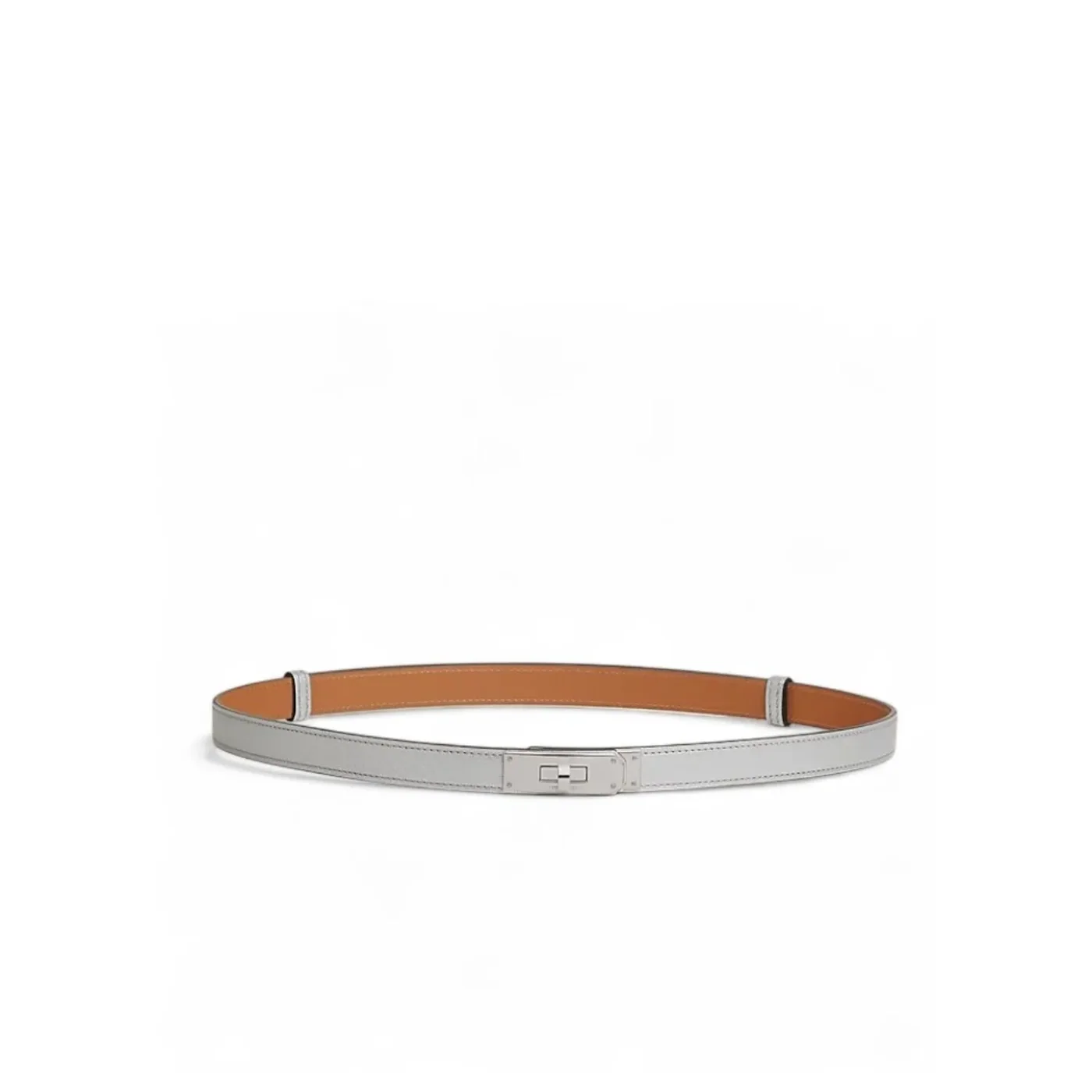 Hermes Kelly 18 Belt Silver