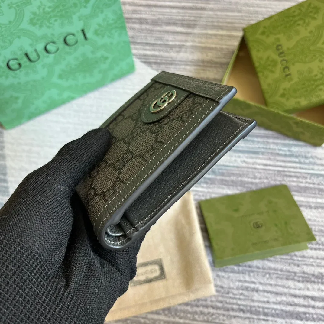 Gucci Ophidia Wallet Supreme Canvas Grey / Gucci Ophidia Wallet Supreme Canvas Grey /