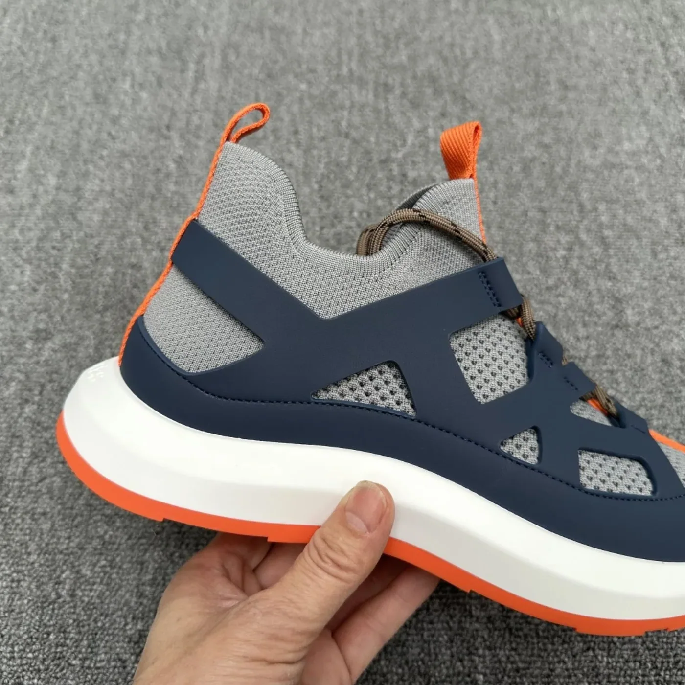 Hermes Katana Sneakers Gris Silex Hermes Katana Sneakers Gris Silex