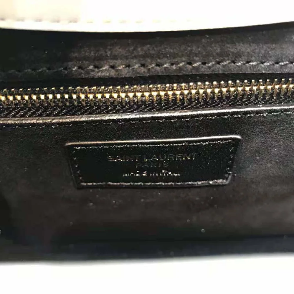 Saint Laurent YSL Le 5 A 7 Hobo Bag in Smooth Leather for Women in White