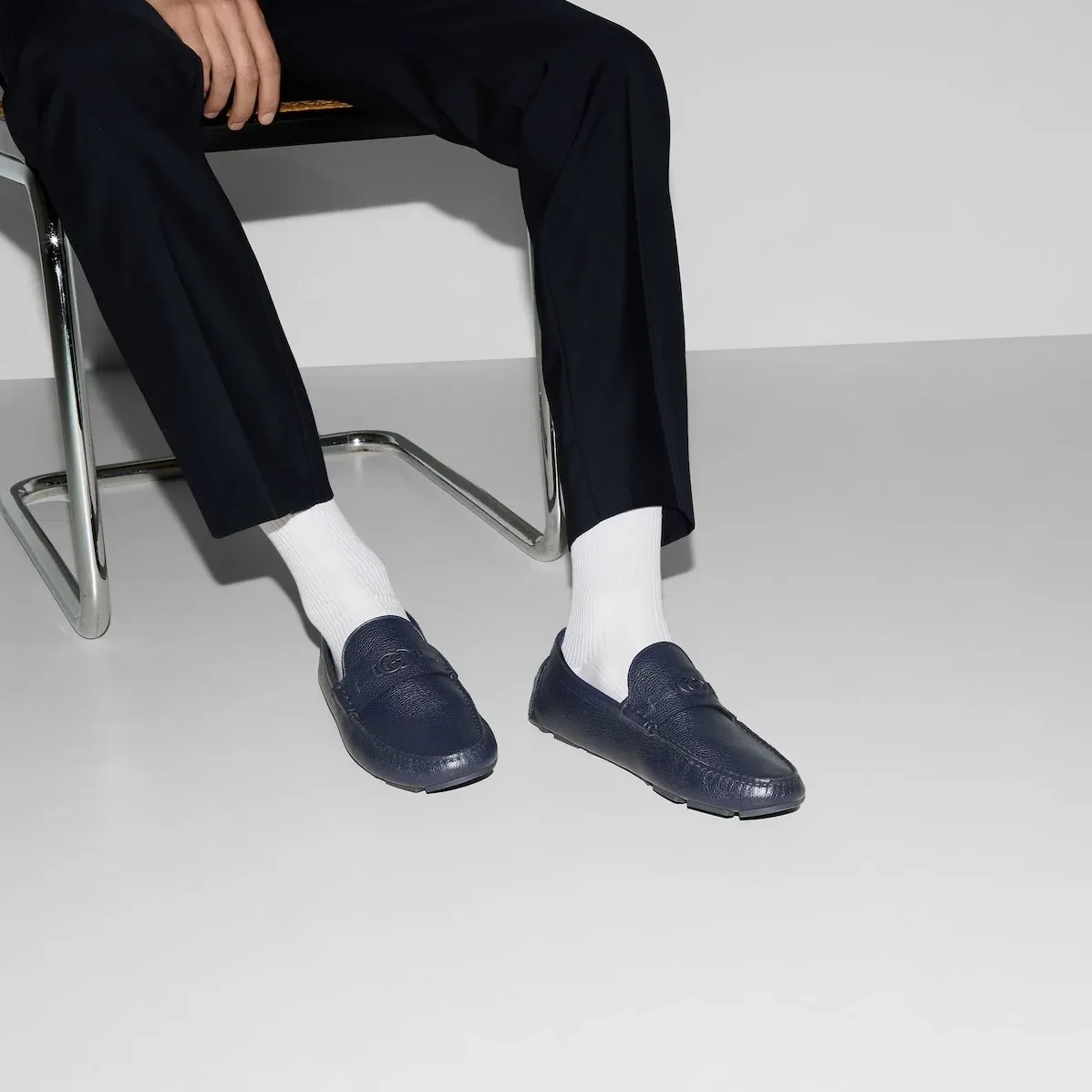Gucci Driver Loafer Blue