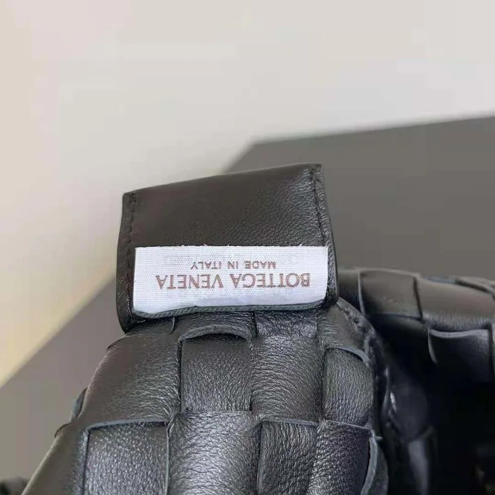 Bottega Veneta Sardine Top Handle Bag for Women in Black
