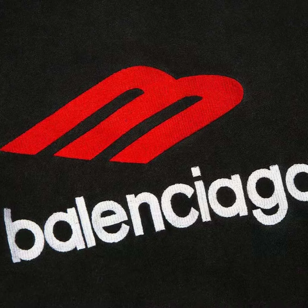 Balenciaga 3B Sports Icon Hoodie Oversized in Black for Women