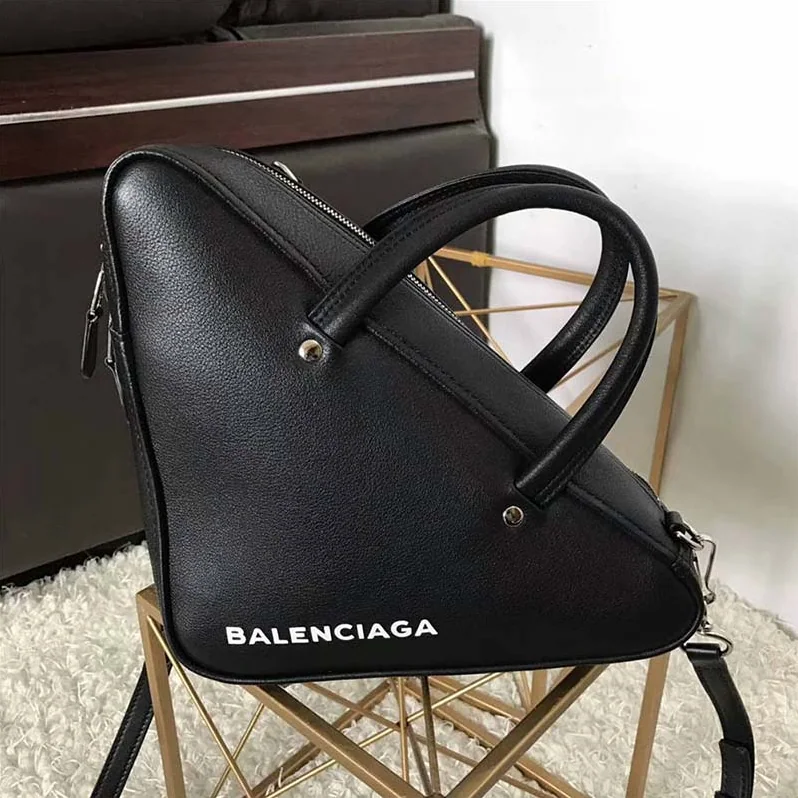 Balenciaga Triangle Duffle M Sized Calfskin Hand Carry Shoulder for Women Balenciaga Triangle Duffle M Sized Calfskin Hand Carry Shoulder for Women