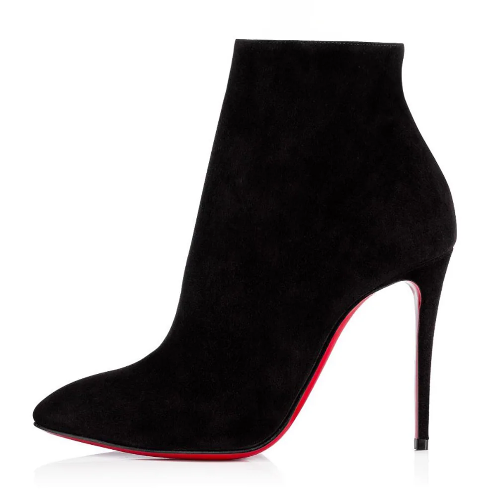 Christian Louboutin Eloise Booty 100 mm Heel for Women in Black Christian Louboutin Eloise Booty 100 mm Heel for Women in Black
