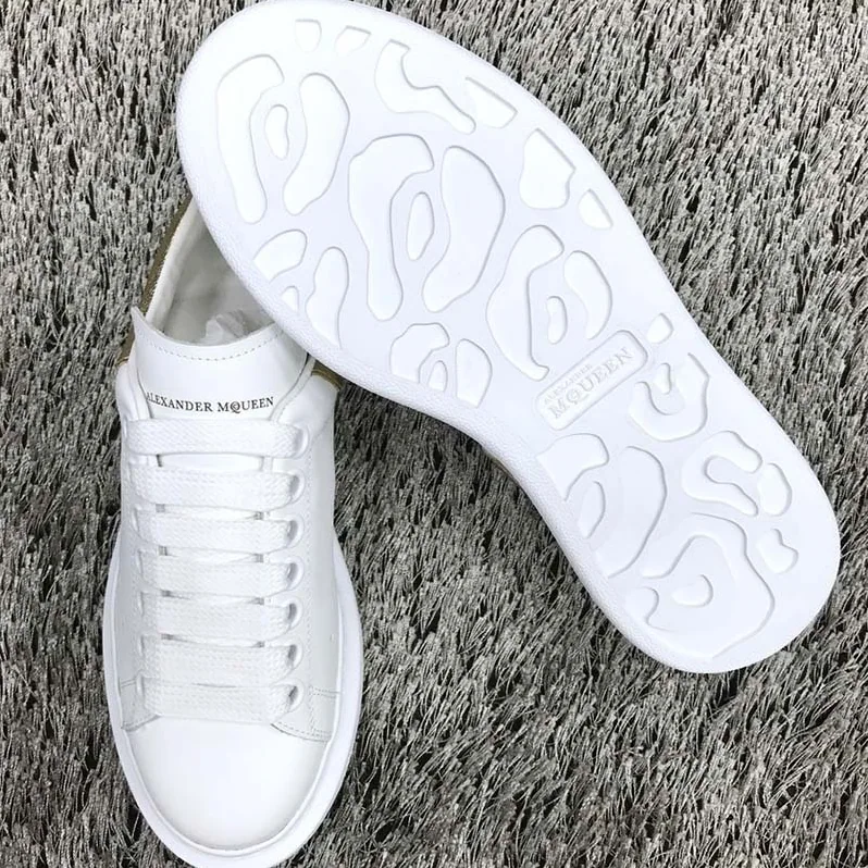 Alexander Mcqueen Oversized Sneaker Shoes for Men in Gold