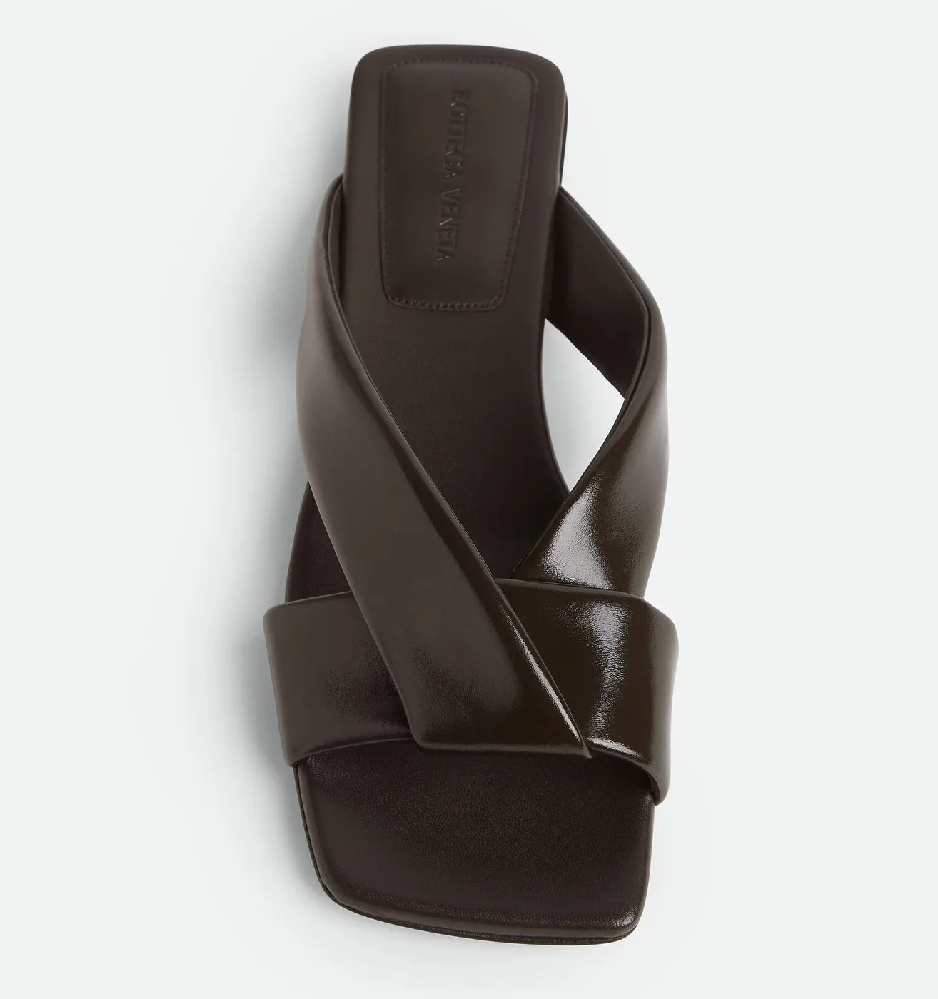 Bottega Veneta Riva Flat Mule Fondant Bottega Veneta Riva Flat Mule Fondant