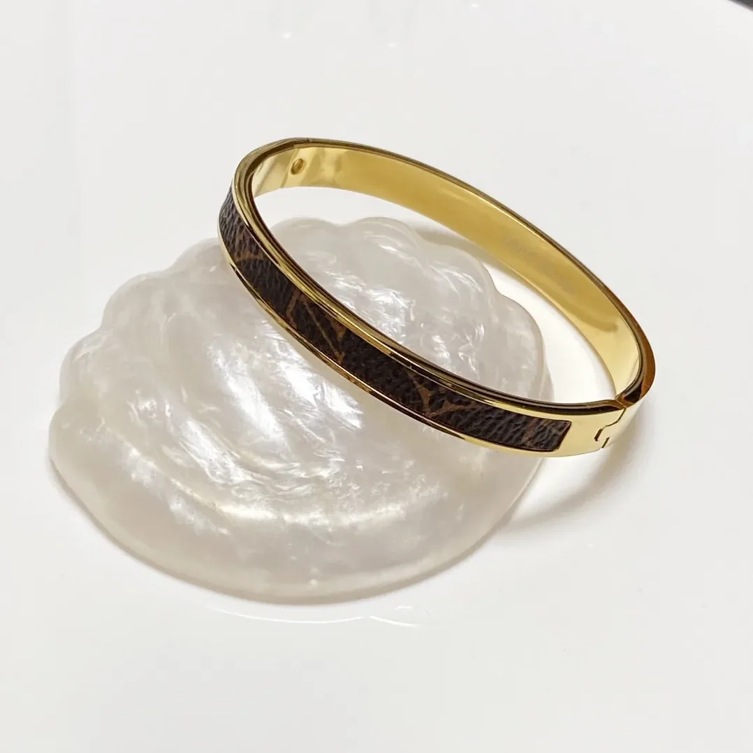 Louis Vuitton Letter Bracelet Gold