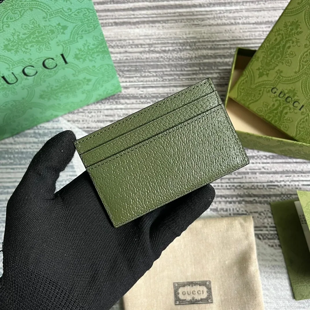 Gucci GG Marmont Card Case Green /