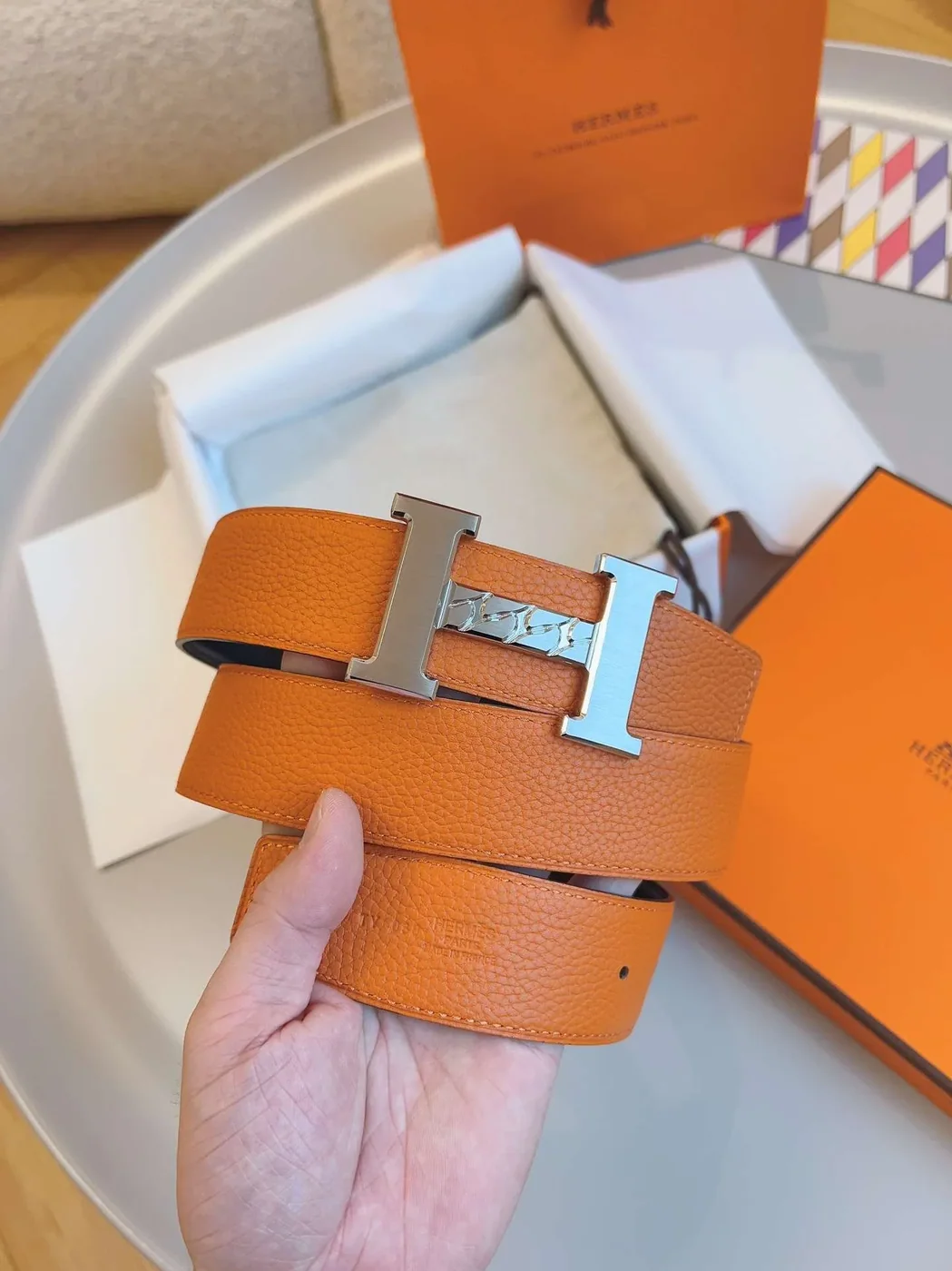 Hermes Constance Belt Buckle Brown Hermes Constance Belt Buckle Brown