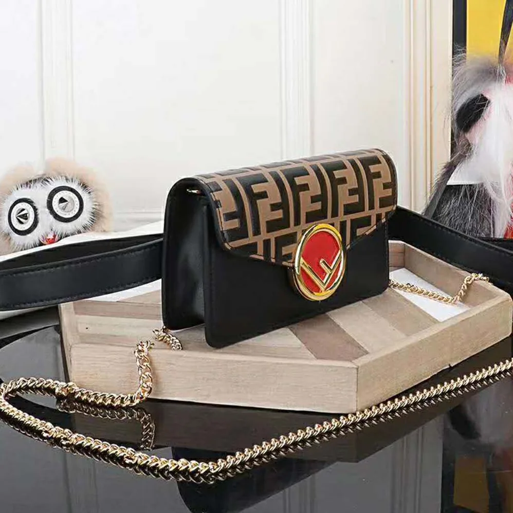 Fendi Belt Bag in Calf Leather for Women in Brown