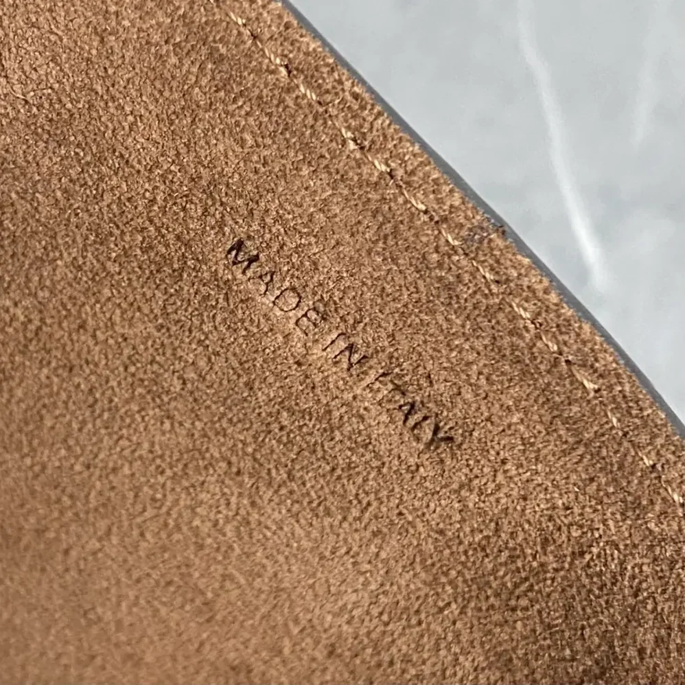 Celine Halfmoon Soft Triomphe Bag in Supple Shiny Lambskin for Women in Brown Celine Halfmoon Soft Triomphe Bag in Supple Shiny Lambskin for Women in Brown