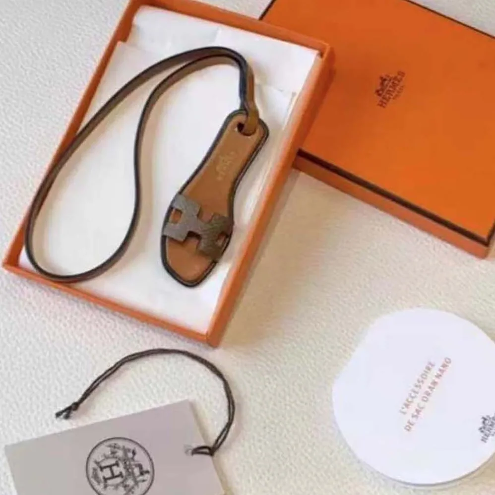 Hermes Oran Nano Charm in Brown