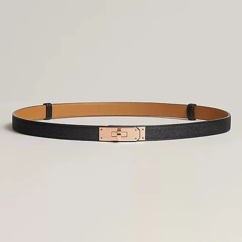 Hermes Kelly 18 Belt for Women in Black Hermes Kelly 18 Belt for Women in Black