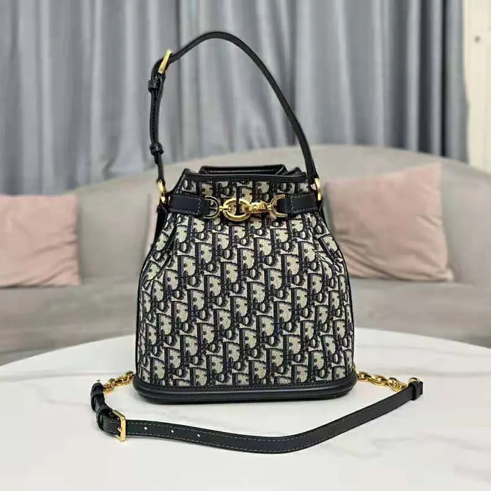 Dior Medium C'est Dior Bag Blue Dior Oblique Jacquard for Women
