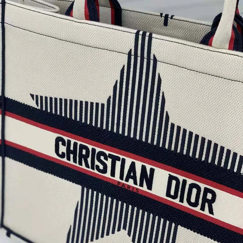Dior Dioralps Dior Book Tote White Three for Women in Tone Embroidery Dior Dioralps Dior Book Tote White Three for Women in Tone Embroidery