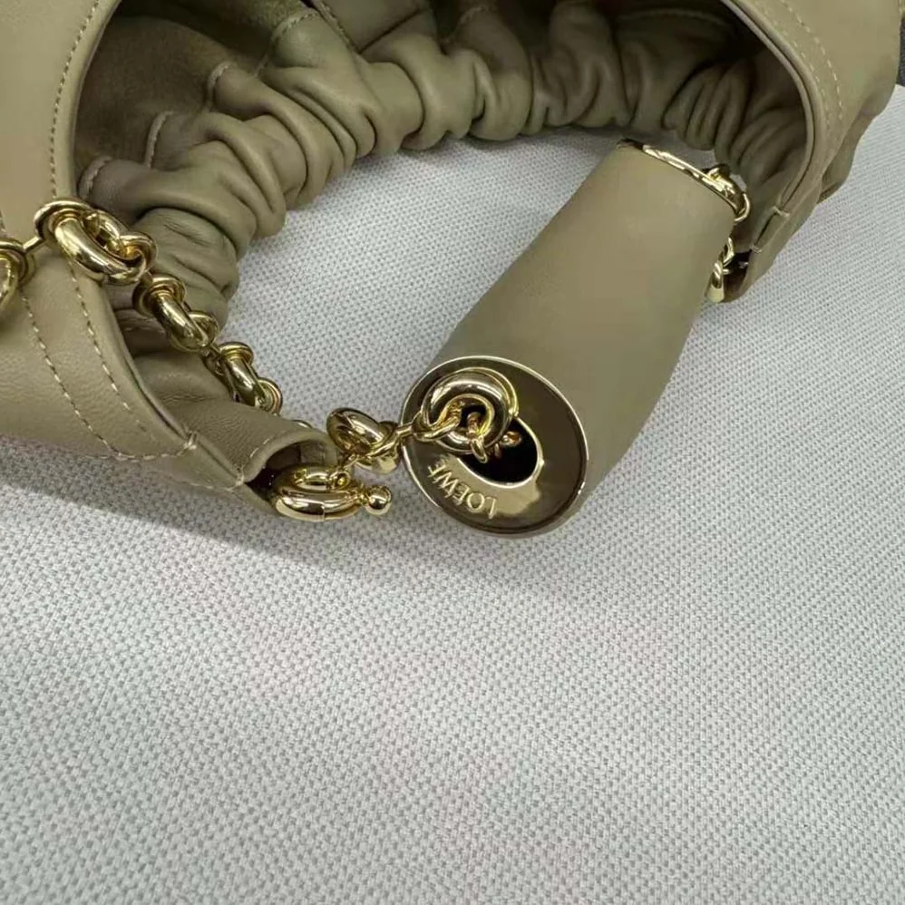 Loewe Small Squeeze Bag in Nappa Lambskin for Women in Clay Green Loewe Small Squeeze Bag in Nappa Lambskin for Women in Clay Green