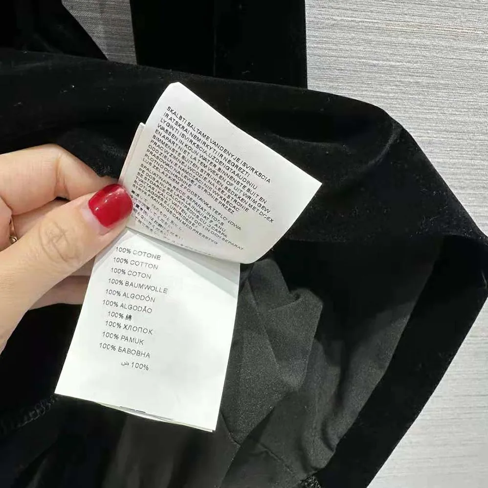 Miu Miu Velvet Short Dress with Signature Embroidered Logo for Women in Black Miu Miu Velvet Short Dress with Signature Embroidered Logo for Women in Black