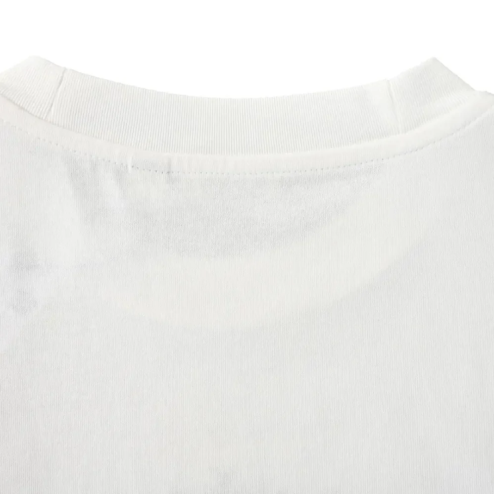 Burberry Check Flag Cotton T-shirt for Men in White Burberry Check Flag Cotton T-shirt for Men in White