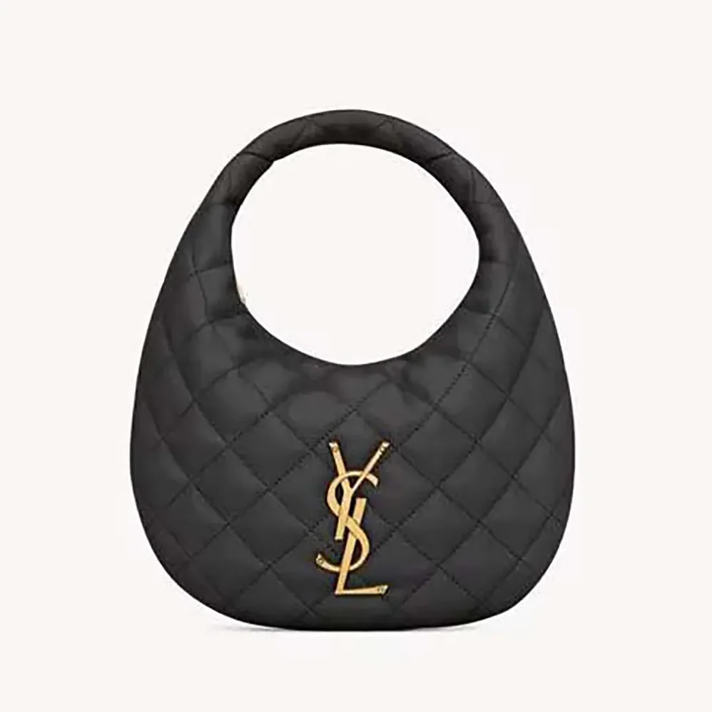 Saint Laurent YSL Icarino In Quilted Nappa for Women in Black