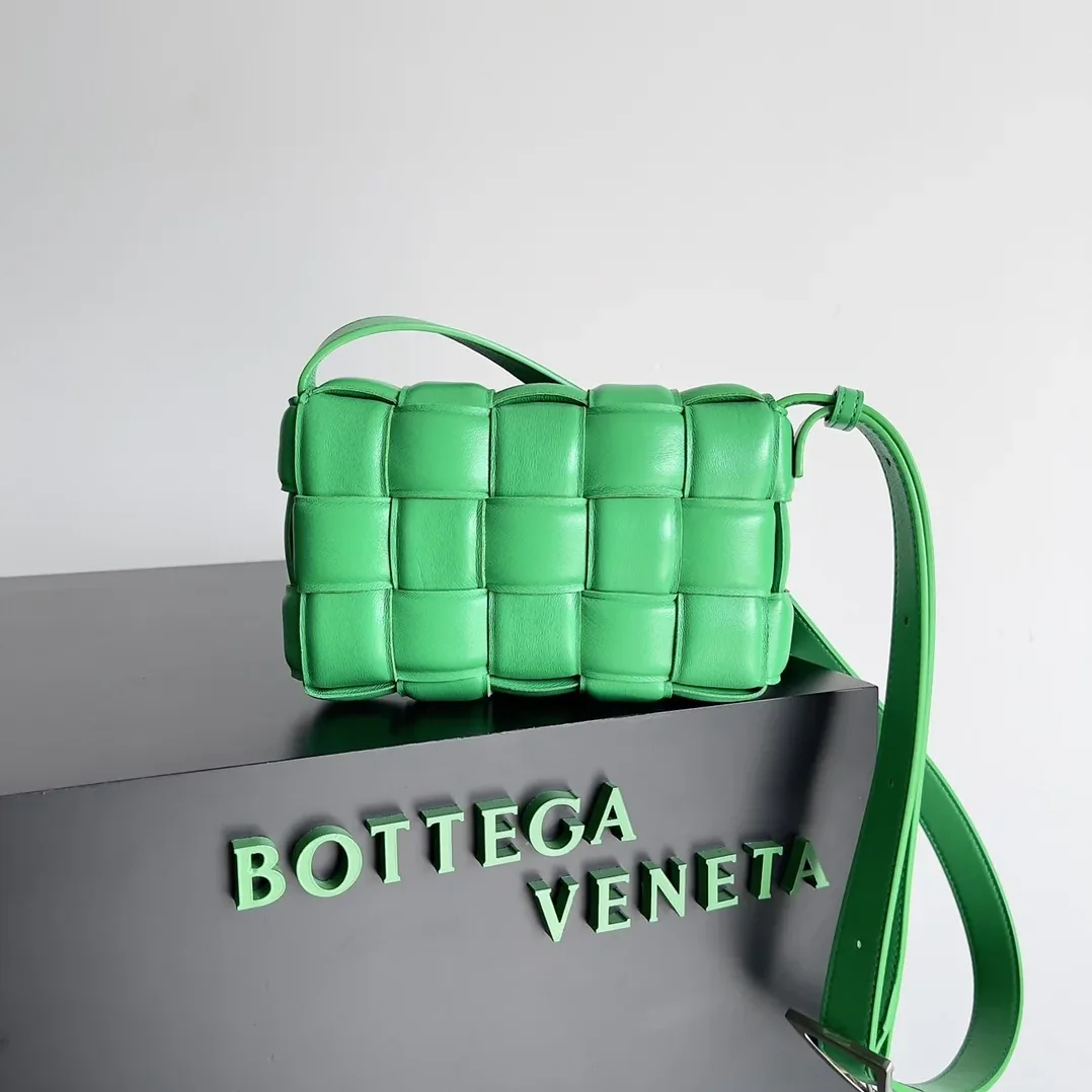 Bottega Veneta Small Padded Cassette Green Bottega Veneta Small Padded Cassette Green