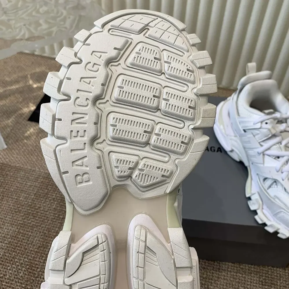 Balenciaga Track Signature Sneaker in White and Black for Unisex Balenciaga Track Signature Sneaker in White and Black for Unisex