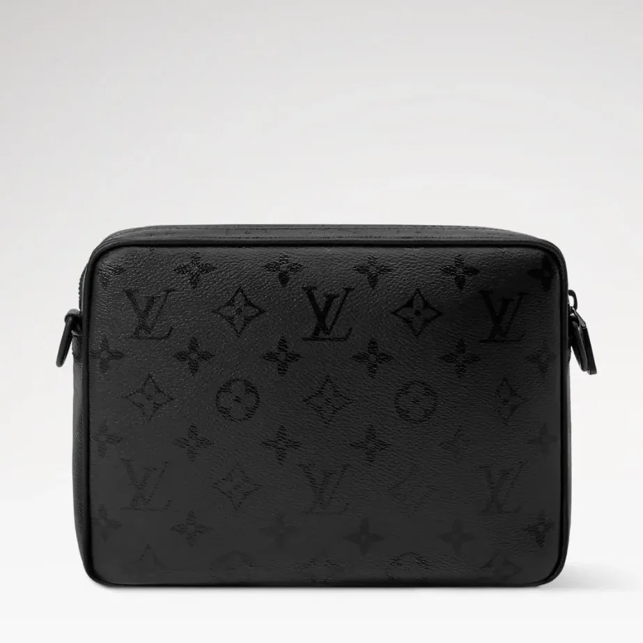 Louis Vuitton Nil Crossbody Bag / Black Monogram Midnight Black Hardware