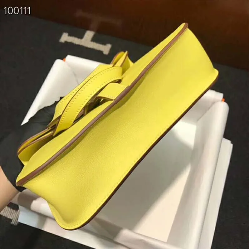 Hermes Bag in Swift Calfskin in Yellow Hermes Bag in Swift Calfskin in Yellow