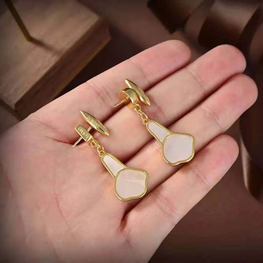 Loewe Calla Earrings in Semi Precious Stones for Women Loewe Calla Earrings in Semi Precious Stones for Women
