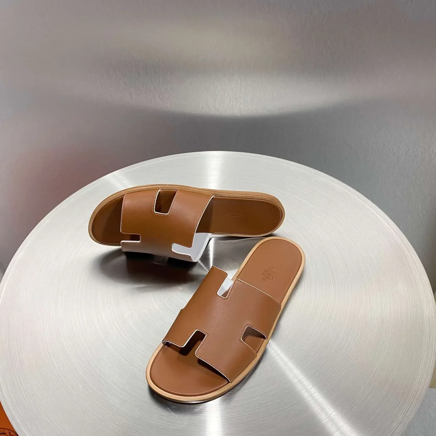 Hermes Oran Sandal Brown Hermes Oran Sandal Brown
