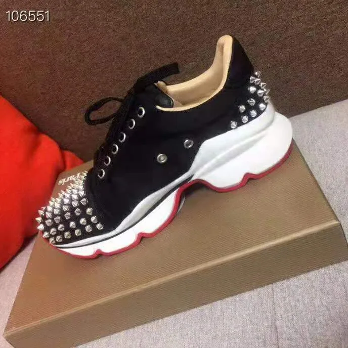 Christian Louboutin Shoes Vrs 2018 Sneakers for Women in Black Christian Louboutin Shoes Vrs 2018 Sneakers for Women in Black
