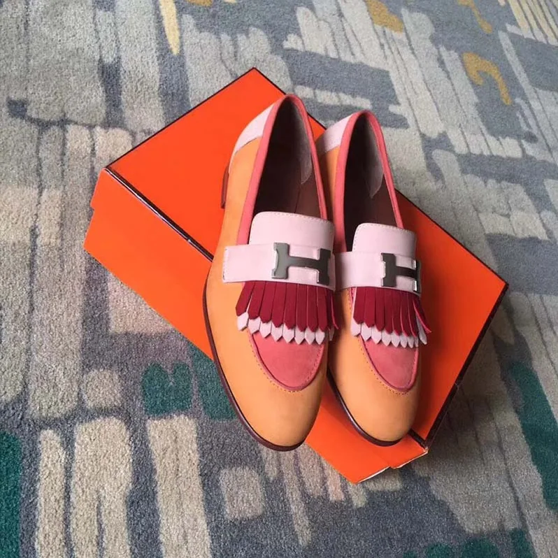 Hermes Shoes Royal Loafer for Women in Pink Hermes Shoes Royal Loafer for Women in Pink