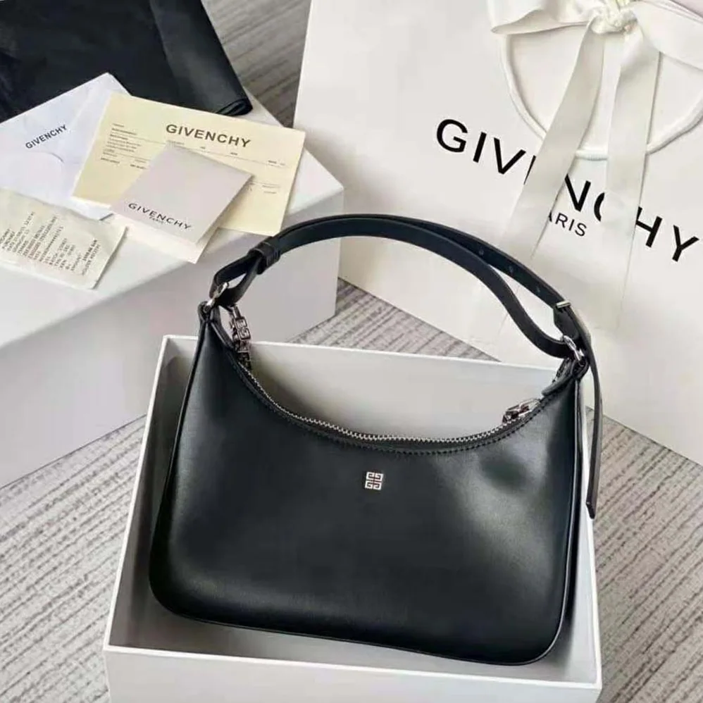 Givenchy Small Moon Cut Out Bag in Leather for Women in Black Givenchy Small Moon Cut Out Bag in Leather for Women in Black