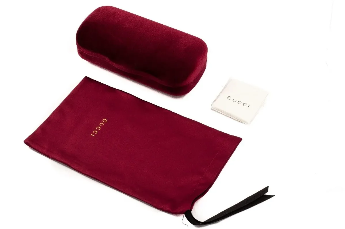 Gucci Burgundy Hard Sunglasses Case Gucci Burgundy Hard Sunglasses Case