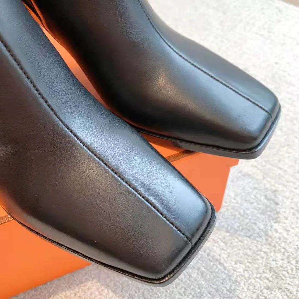Hermes Gill 75 Ankle Boot for Women in Black