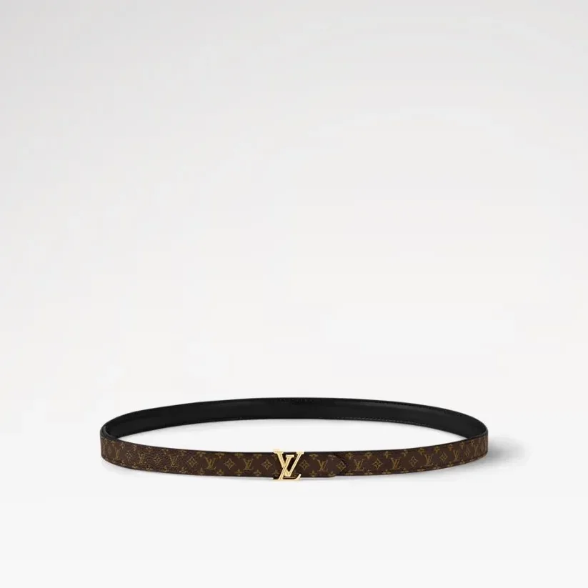 Louis Vuitton LV Mini Reversible Belt Black