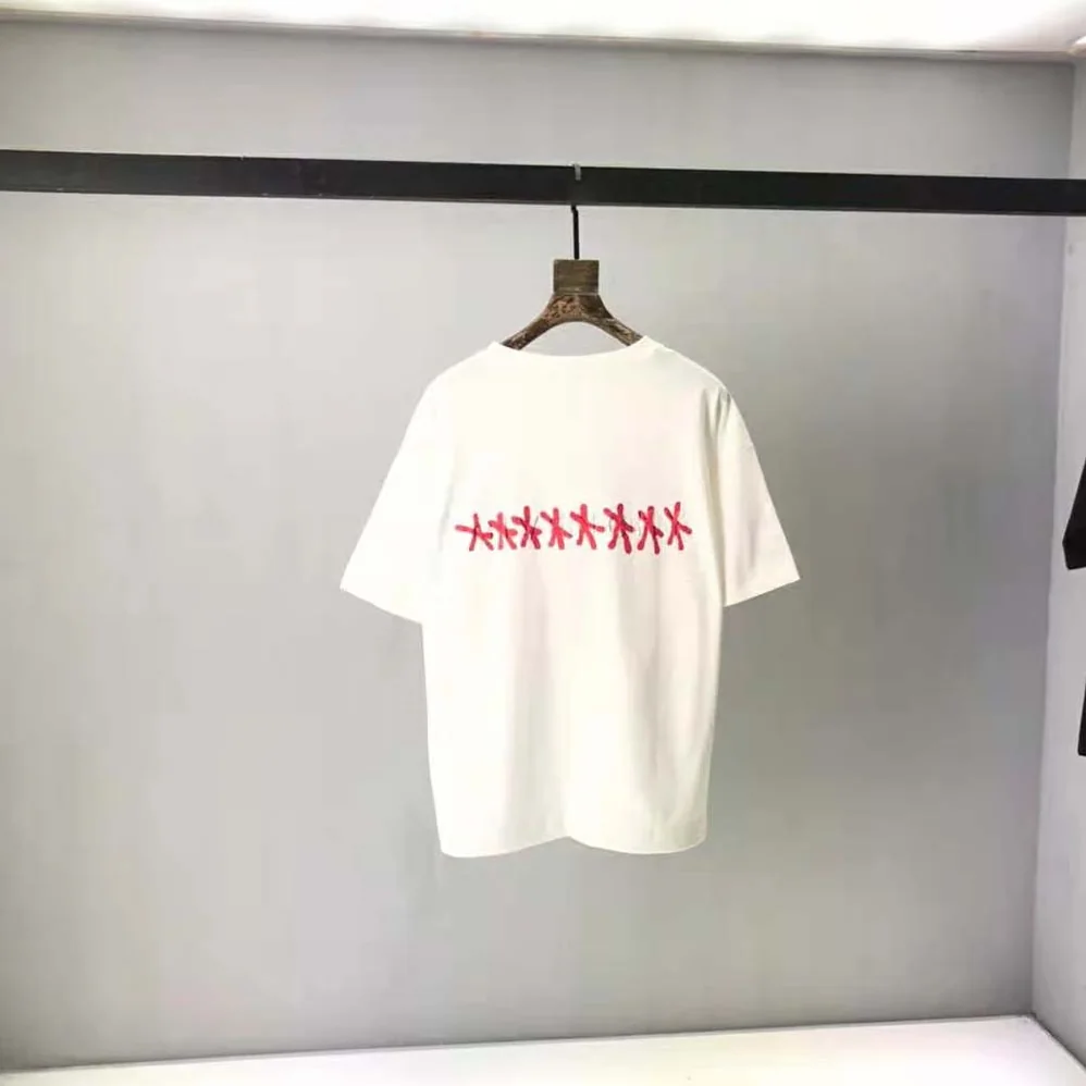 Givenchy Slim Fit T-Shirt in Jersey with Tag Effect Print for Men in White