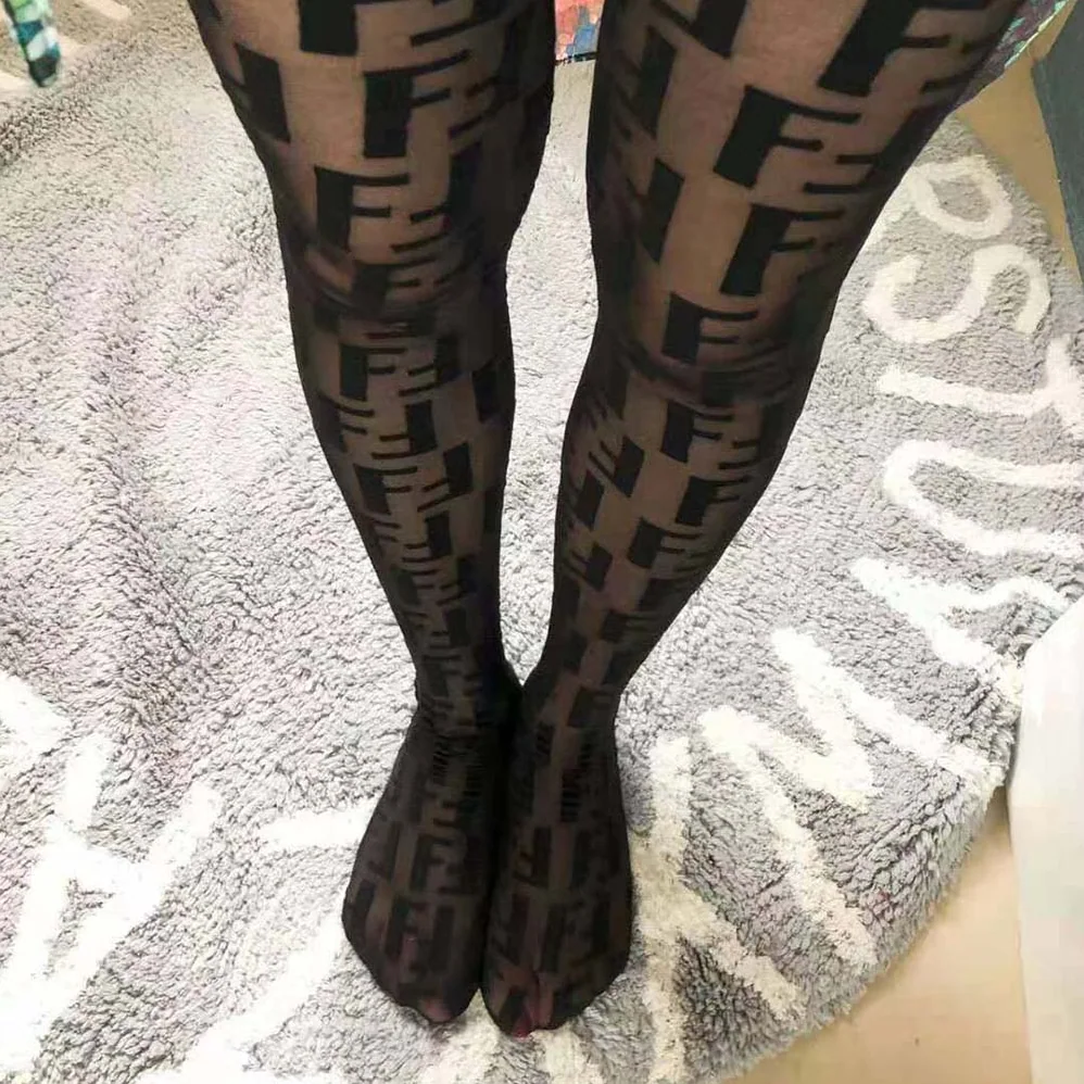 Fendi Tights Black Nylon Pantyhose for Women