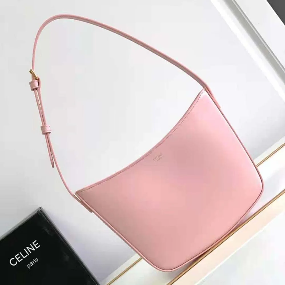 Celine Small Boston Cuir Triomphe in Smooth Calfskin for Women in Pink Celine Small Boston Cuir Triomphe in Smooth Calfskin for Women in Pink