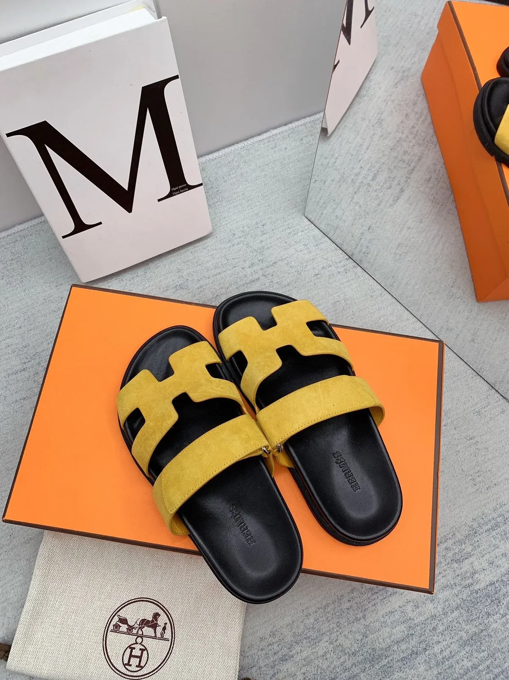 Hermes Chypre Sandal Yellow Hermes Chypre Sandal Yellow