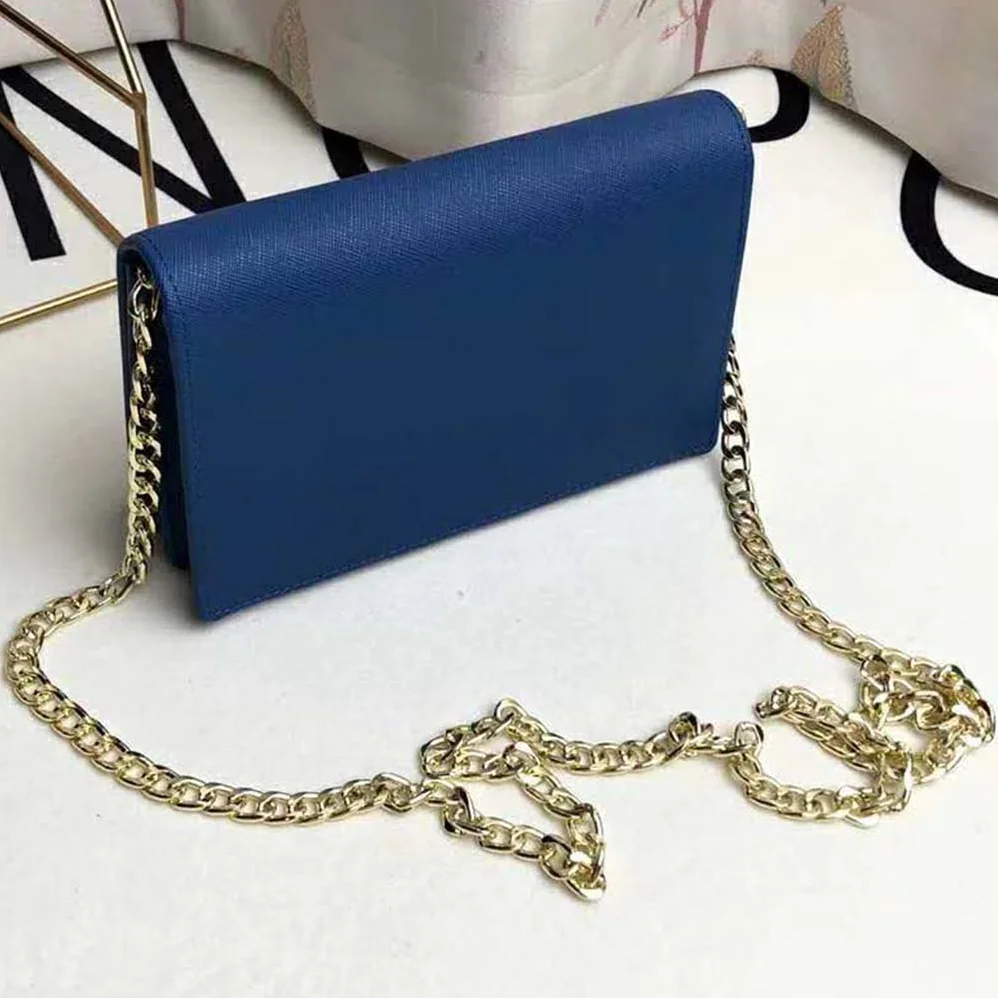 Prada Saffiano Leather Shoulder Bag for Women in Navy Prada Saffiano Leather Shoulder Bag for Women in Navy